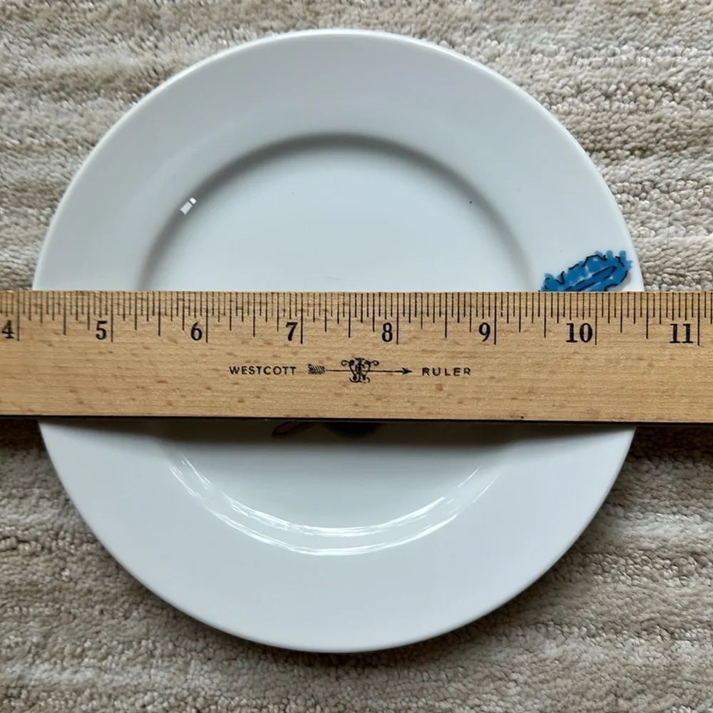 Crate & Barrel Tidbits Set of 6 Appetizer Plates 6½